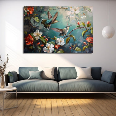 Peinture Huile Oiseaux